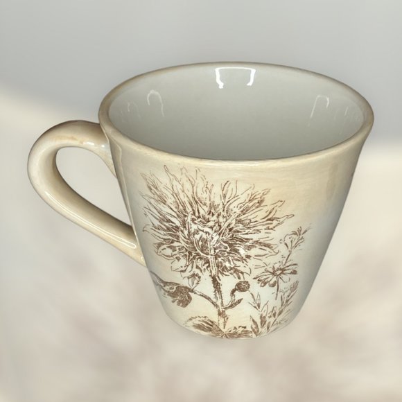 Sunflower Hand Painted Mug Cup Large Coffee Tea Soup Luster Colors Pre-Owned VF+ - Picture 3 of 10